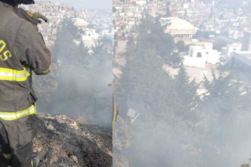 Bomberos de Toluca controlan incendio en La Teresona